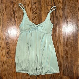Urban Outfitters Green Chemise with Adjustable Straps